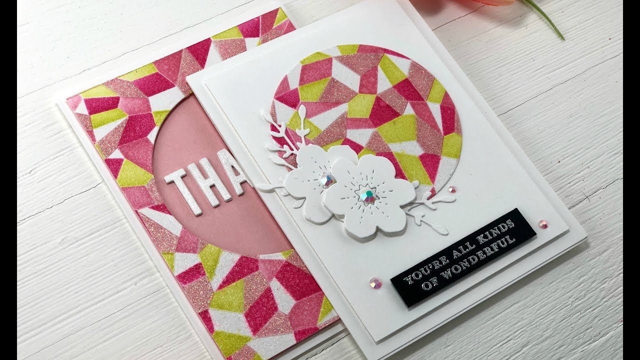Concord & 9th Turnabout Stencil & Stitched Turnabout Stamp - YouTube