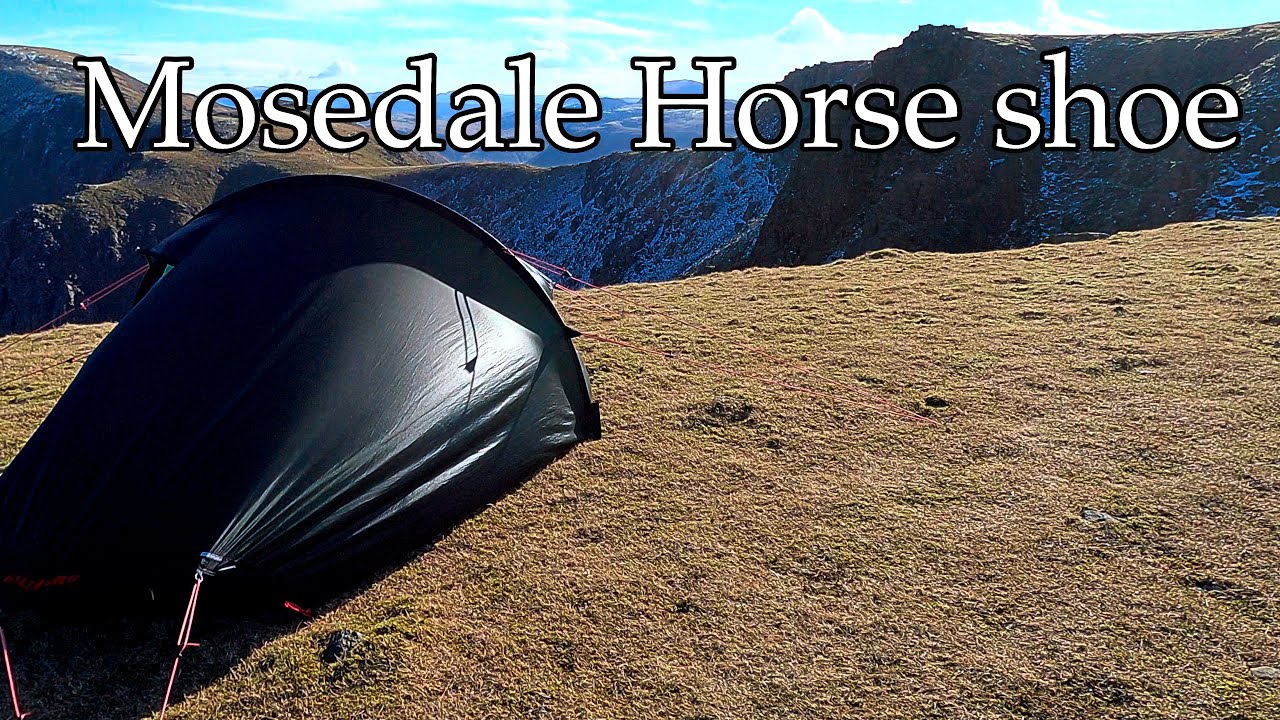 HILLEBERG AKTO SUMMIT CAMP ON THE MOSEDALE HORSE SHOE