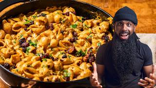 YOUR Childhood Classic....Leveled Up AND Veganized | Let's Make Hamburger Helper