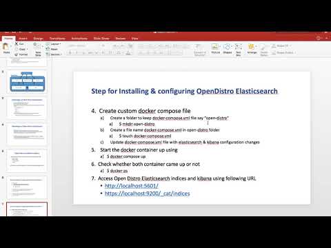 Open Distro for Elastic search Installation & Configuration