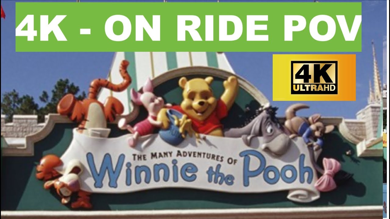 The Many Adventures of Winnie the Pooh - ON RIDE 4K POV - Walt Disney ...