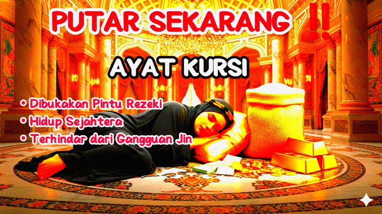 dengarkan sekarang ‼️ Ayat kursi penarik rezeki dan keberkahan hidup 