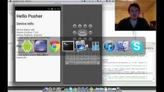 Pusher PhoneGap for Android sample project - getting started Profile