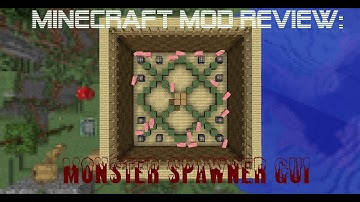 Minecraft Mod Review: Monster Spawner GUI