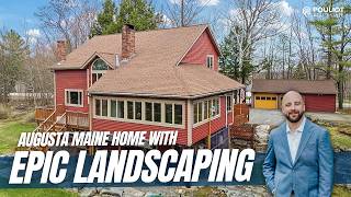 A Hidden Gem in Augusta, Maine 🏡 | 3-Bed, 3-Bath with a Backyard Cabin | Maine Real Estate