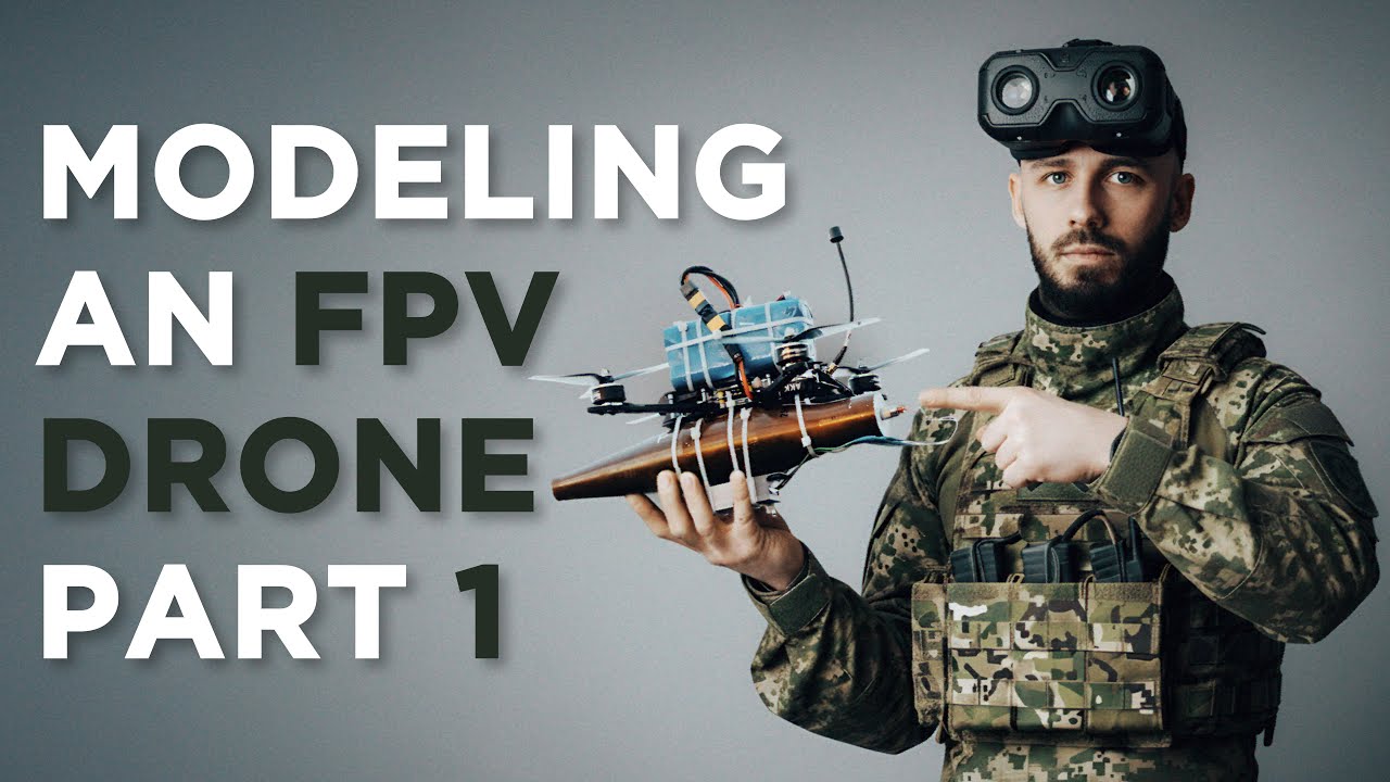 Modeling an FPV Drone in Blender - Part 1