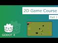 Godot 2D game course, build a vampire survival clone - part 1
