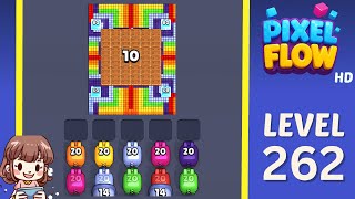 Pixel Flow Level 262 Solution Walkthrough