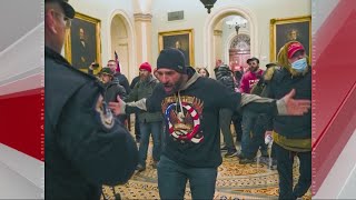 US Capitol riot suspect Doug Jensen ordered back to jail for pretrial release violation