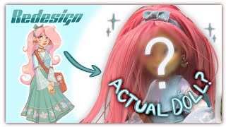 TURNING MY EQUESTRIA GIRLS REDESIGN INTO A ACTUAL DOLL? (trying a ooak doll for the first time)
