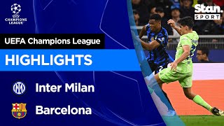 Thumbnail for Inter v Barcelona Highlights | 2024/25 | UEFA Champions League