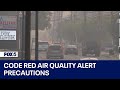 Code Red Air Quality Alert precautions image