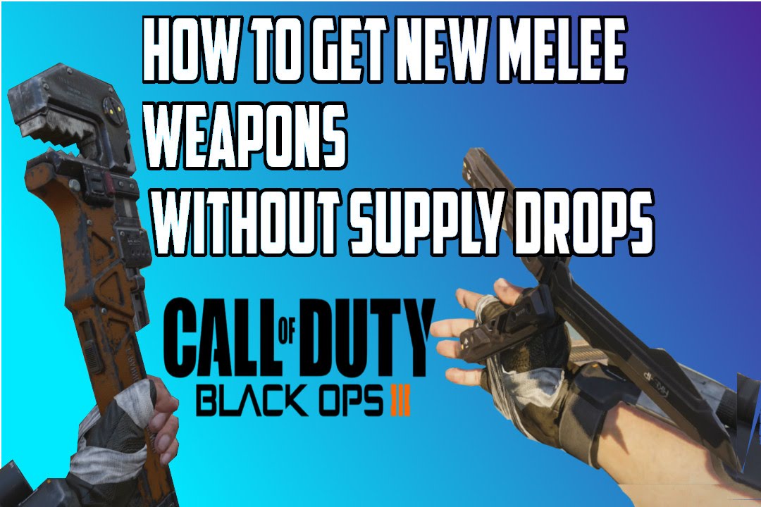 Blackops 3 New Melee Weapons Gameplay