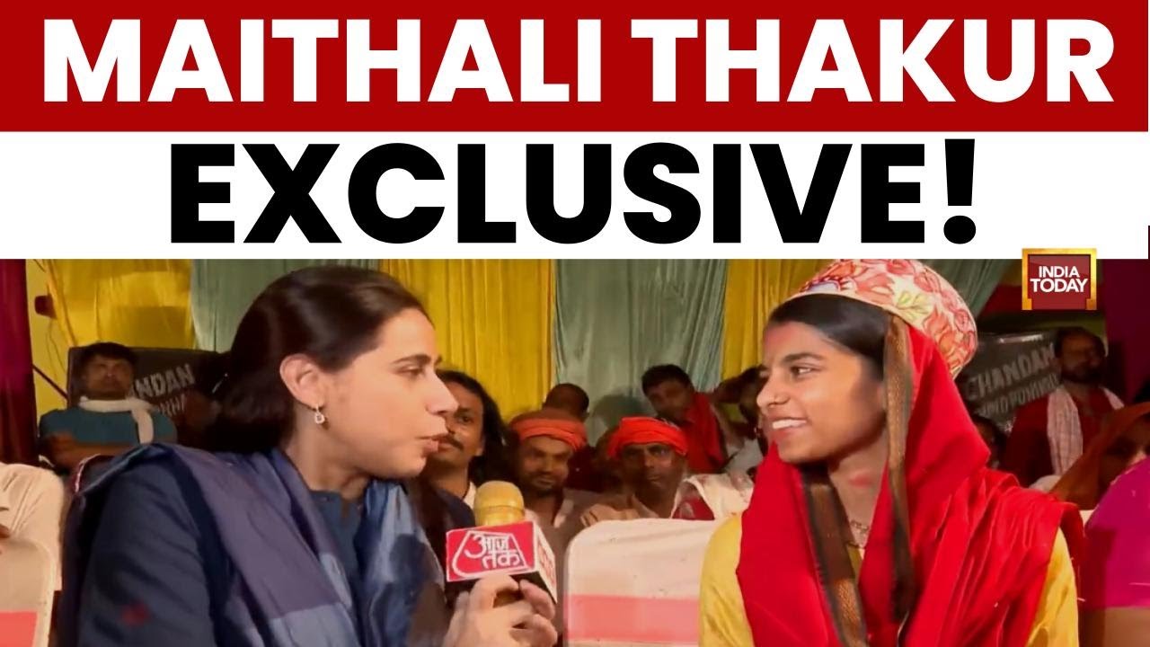 Maithili Thakur Exclusive: At 25, India's Youngest BJP Candidate On Her 'Unplanned' Political Debut