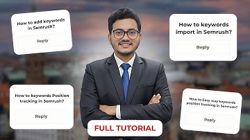 How to Easy way Keywords Position Tracking in SEMrush | Guide By Learn SEO With Hafiz