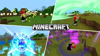 ARMAS ELEMENTAIS no Minecraft PE 1.21 | Bedrock addon