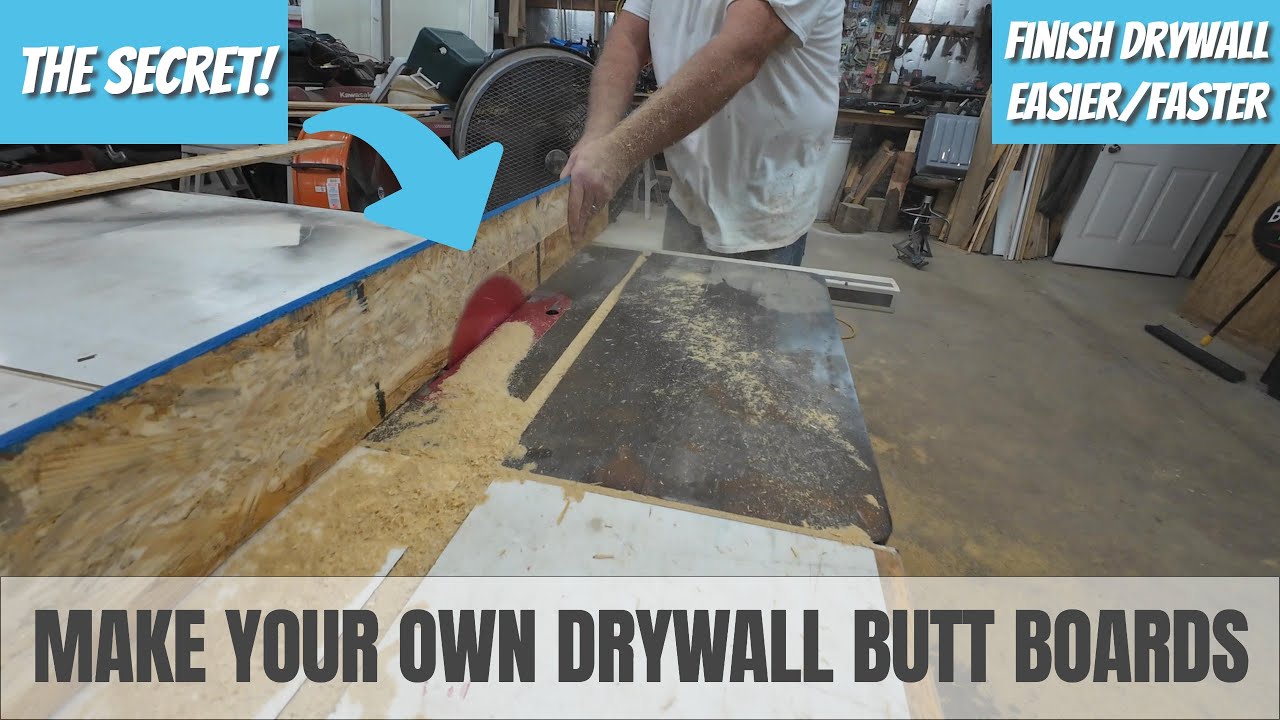 Drywall Butt Joints Made Easy (DIY)