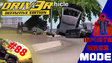 DRIV3R - Survival Mode WITH INF SPEED, MASS & DAMAGE Miami, Nice - Gameplay PC #88 | Driv3r Fan