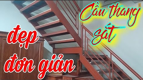 Cầu thang sắt đơn giản | cau thang sat