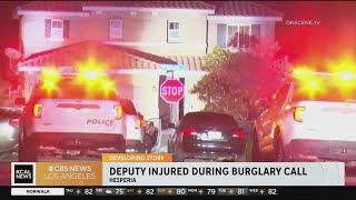Deputy injured during Hesperia burglary call suffered only minor injuries