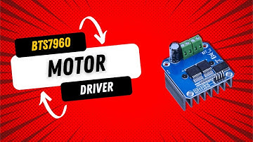 Motor Driver BTS7960 with raspberry pi (ARDUINO) for robotics projects