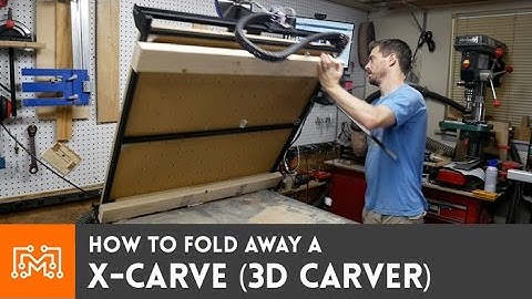 Fold up X-Carve on an existing work table // How-To | I Like To Make Stuff