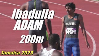 The Maldives Ibadulla Adam Wins The 200M Sprintec Tc Central Hurdles, Relays, Jumps Throws