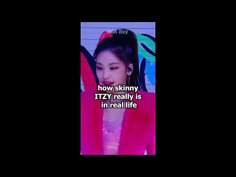 how skinny ITZY really is in real life