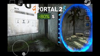 PORTAL 2 iOS & Android Gameplay | Steam Link screenshot 2