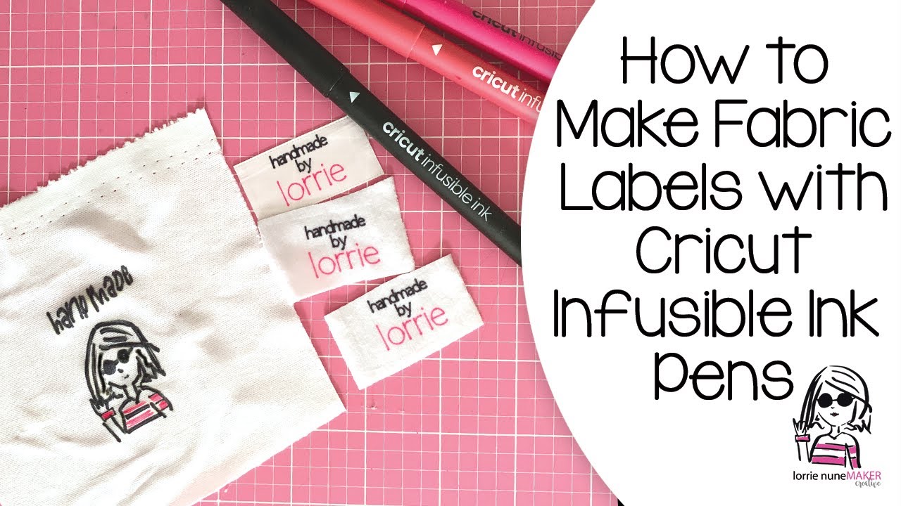 How to Make Fabric Labels with Cricut Infusible Ink Pens 