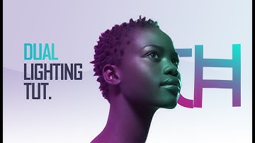 Dual Lighting Effect in Photoshop | Graphic Design
