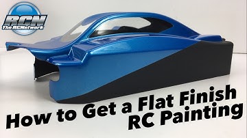 How to Paint Your RC Body - Flat / Dull Finish - Pactra Paint Series EP3