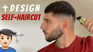 Cross Design Self-Haircut Tutorial | How To Cut Your Own Hair