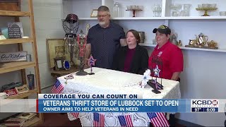 Lubbock resident opens thrift store aiming to help veterans in need