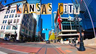 Kansas City 4k | Driving Downtown | Missouri, USA