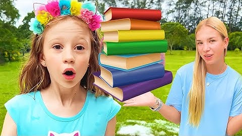 Nastya reads books and uses the Internet to get new information