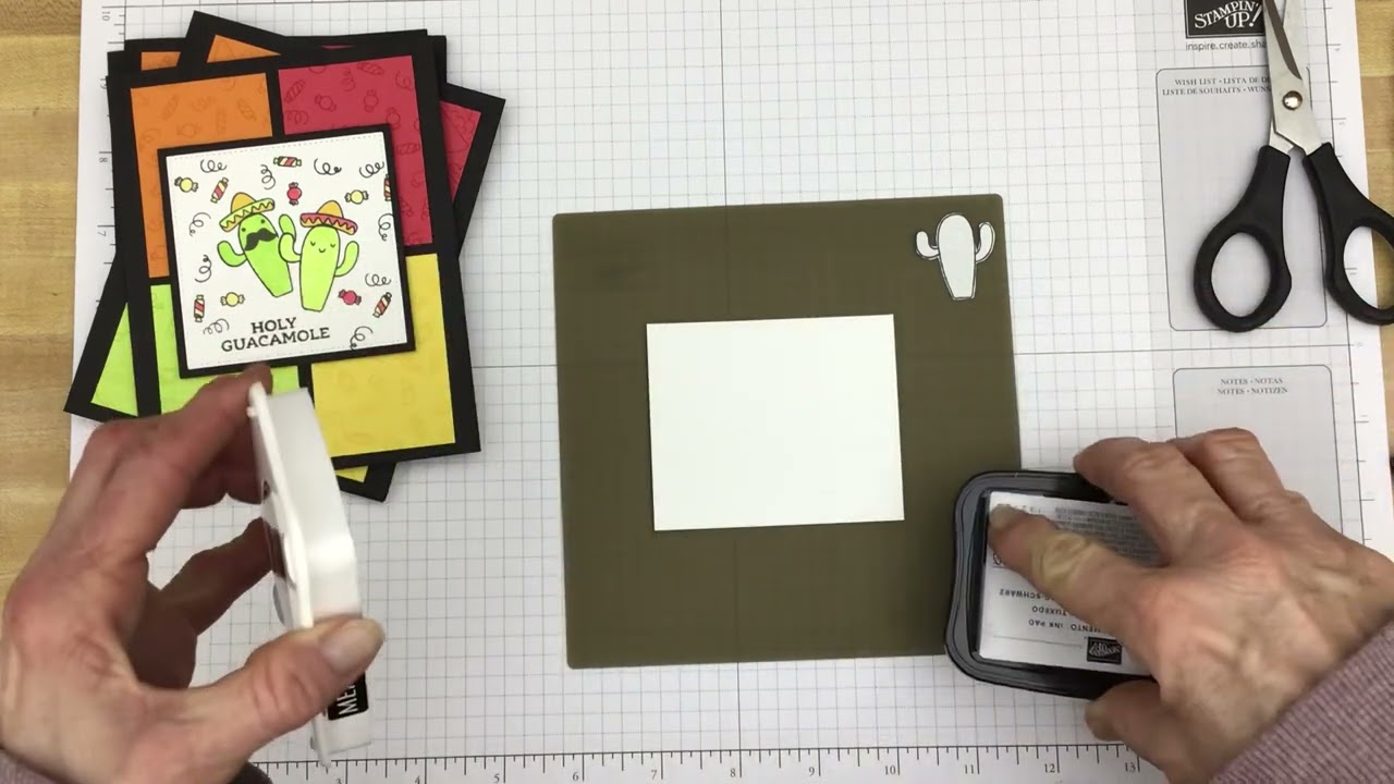 Taco Fiesta Stamp Set Plus Two Masking Techniques