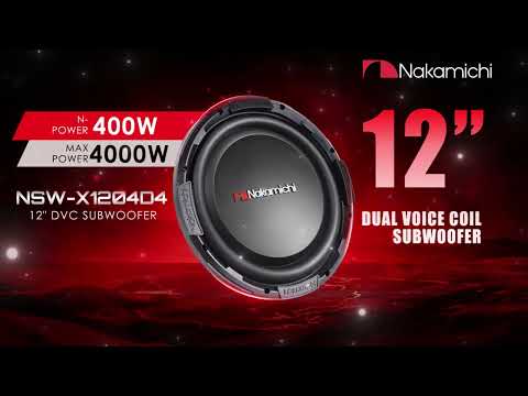 Subwoofer Nakamichi NSW-X1204D4