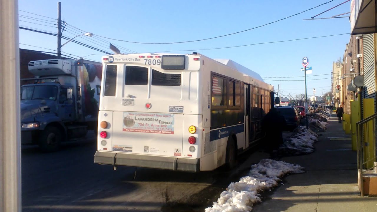 MTA Orion VII 7809 On The Bx46 Near Hunts Point Meat Market in The Bronx New York YouTube