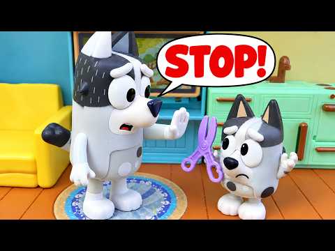 Muffin, Stop! That’s Dangerous! 🛑 | Bluey Toys Pretend Play