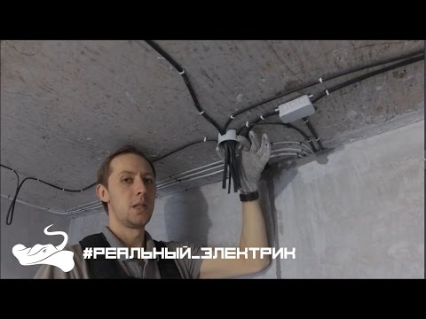 ⚠ Как я соединяю провода в распределительных коробках! #Реальный_электрик