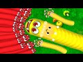 (19)🔴WORMS ZONE IO 002 SLITHER SNAKE TOP01/ BEST WORLD RECORD MONY (3) SNAKE EPIC WORMS ZONE IO #02