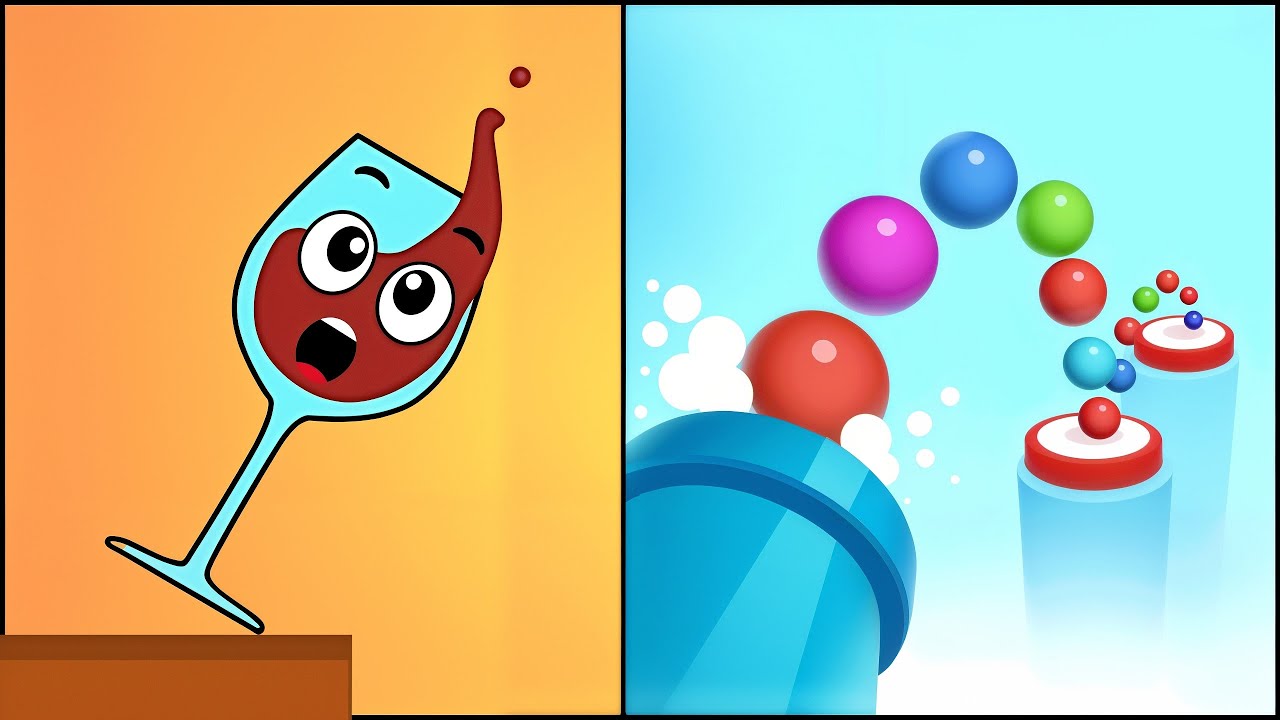 Spill it VS Rope and Cannon Shot Game - All Levels SpeedRun Gameplay ep1