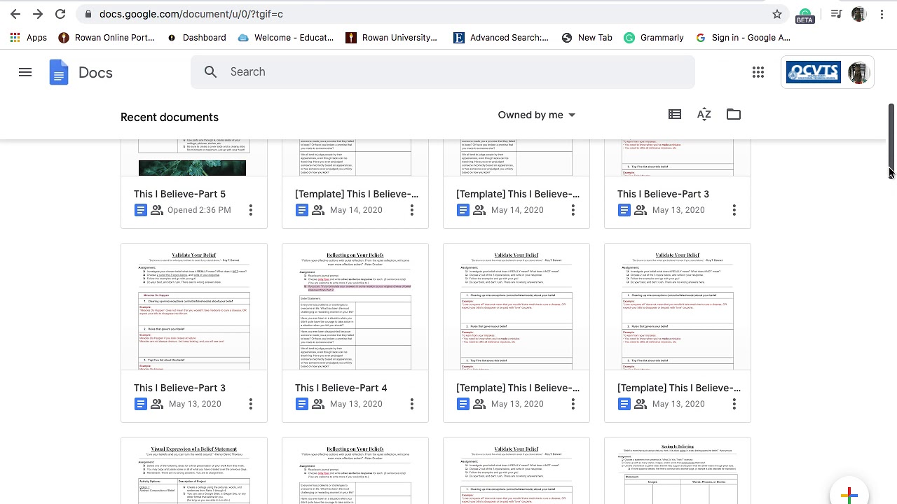 Make Copy of Google Doc 