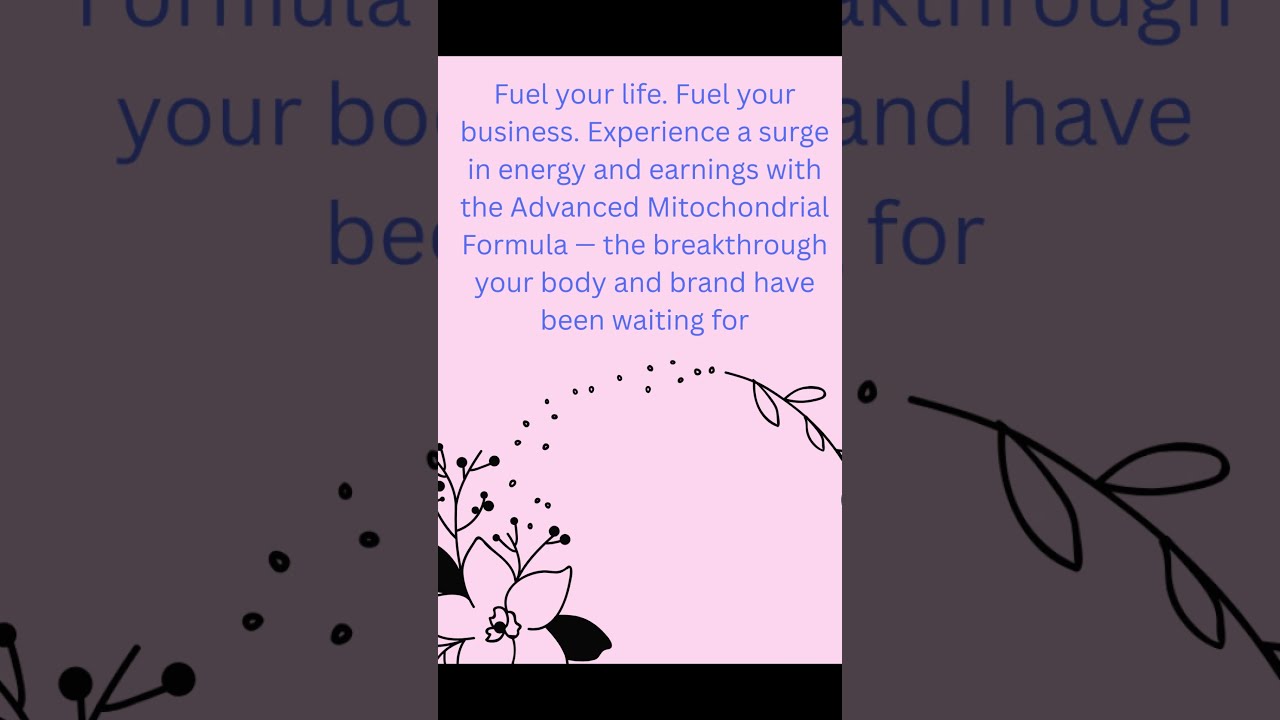 This Energy Boosting Formula Changed Everything #short #shorts