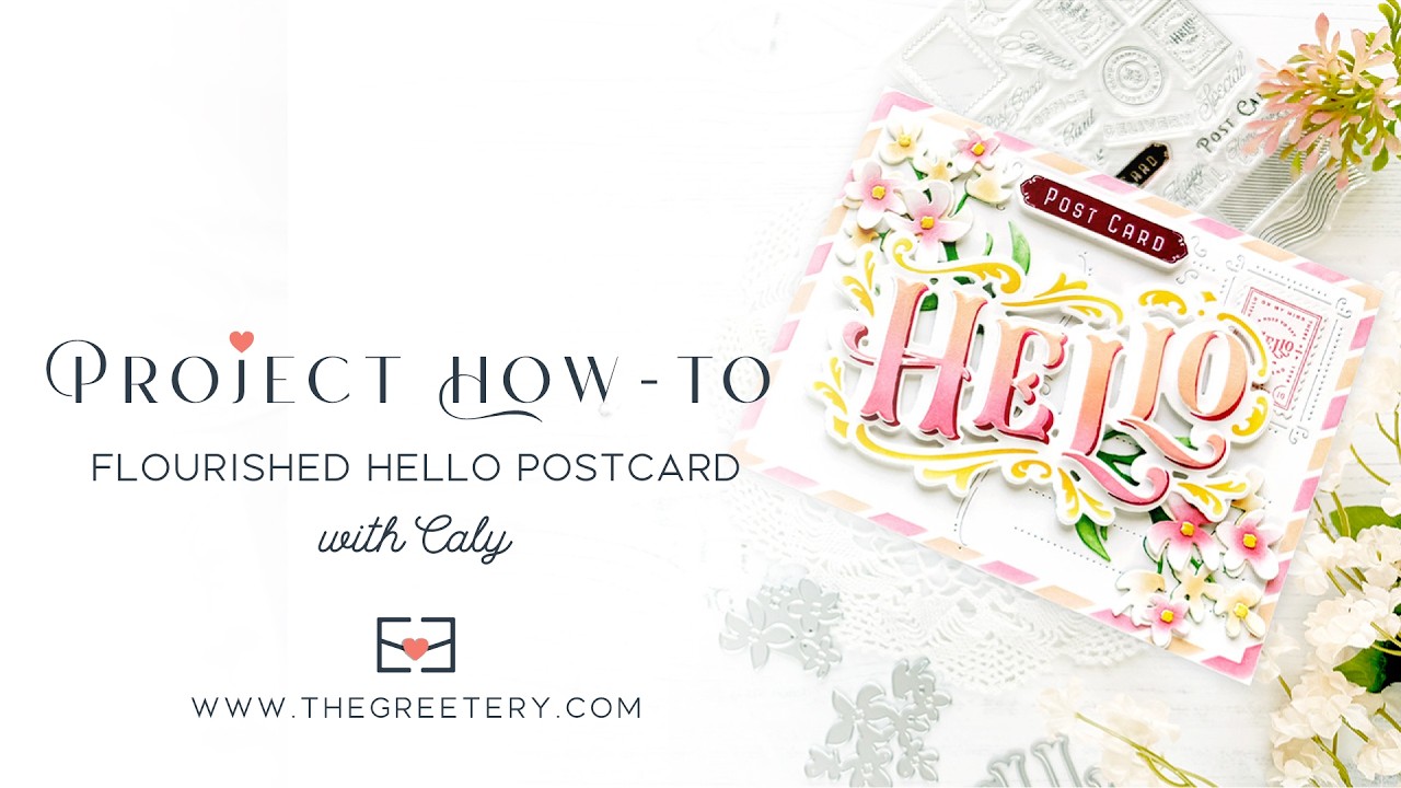 Инструкция по созданию проекта: Изысканная открытка «Привет» с Кэли.