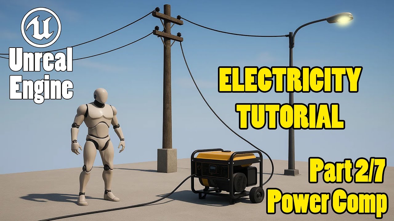 Урок по электричеству в UE5 №2 – Создание пользовательского компонента питания