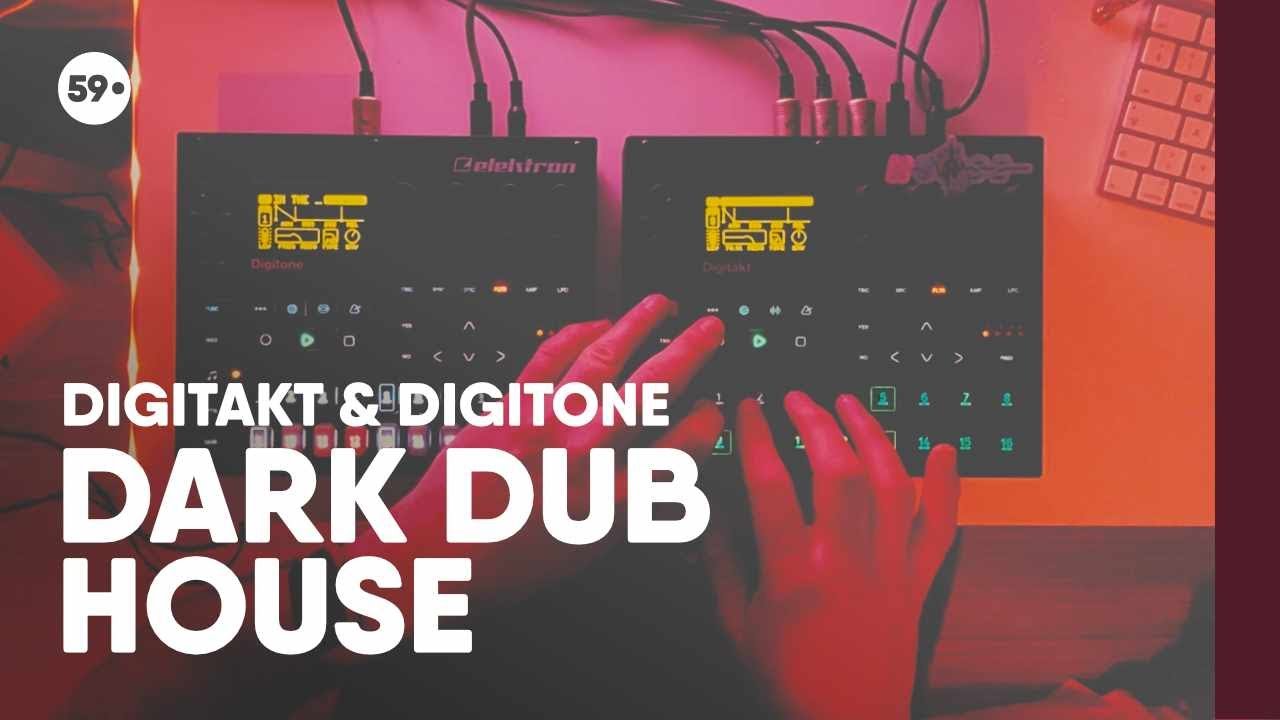Live Jam - Digitakt and Digitone 120bpm - Electronic House | 59 Perlen