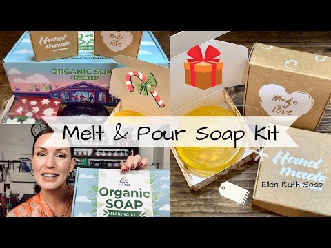 Testing & Review of a Fun & Easy DIY Organic Melt & Pour Soap Making Kit 🎁