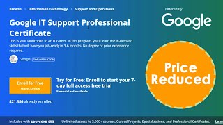 Coursera Google IT Support and IT Automation Professional Certificates Price Slashed For Indians screenshot 4